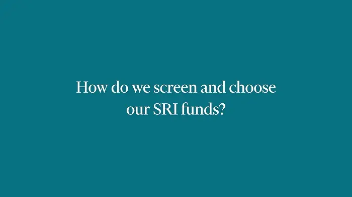 Video on how we screen our sustainable investment funds